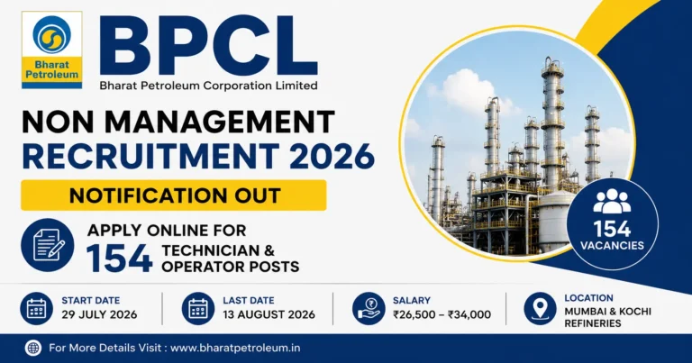 BPCL Non-Management Recruitment 2026